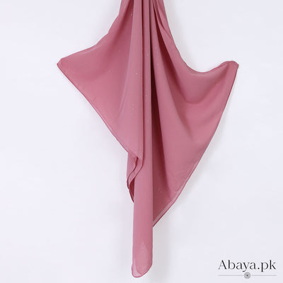 Gleam Chiffon Hijab - Power Pink
