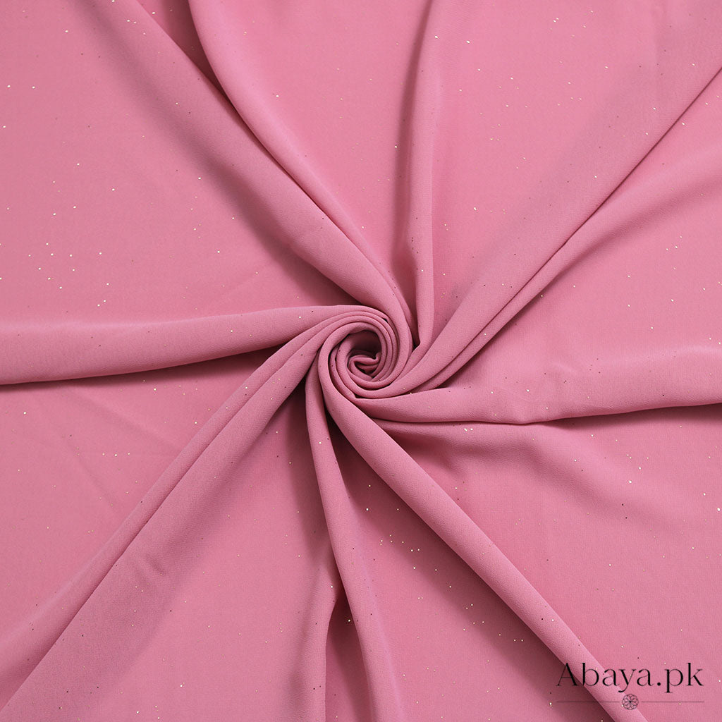 Gleam Chiffon Hijab - Power Pink