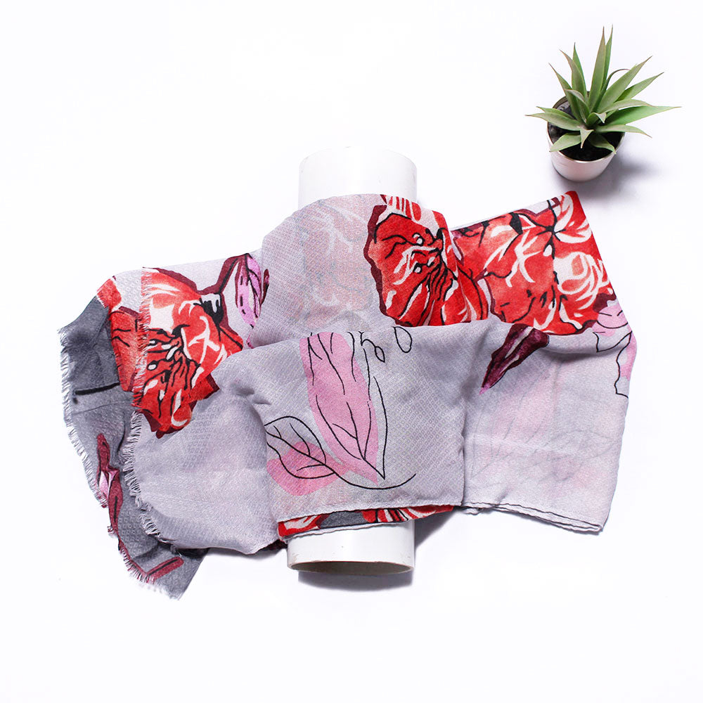 Khanifa Lawn Hijab-charcoal