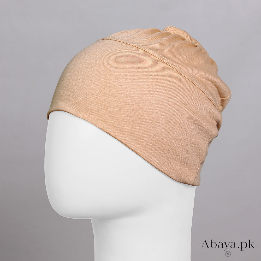 Elastic Hijab Cap Cream