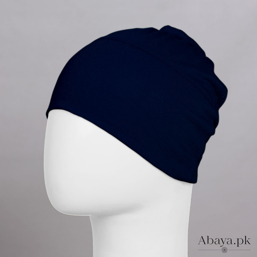 Elastic Hijab Cap Navy blue