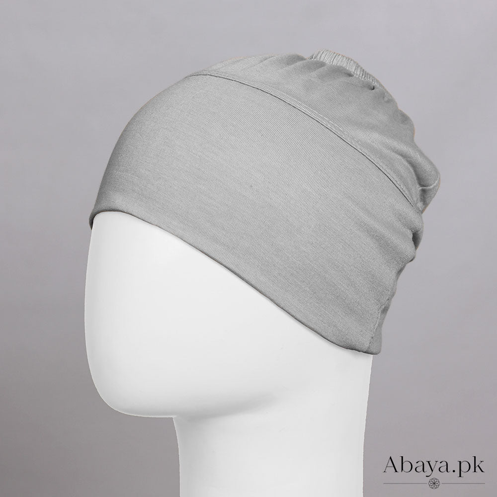 Elastic Hijab Cap Grey
