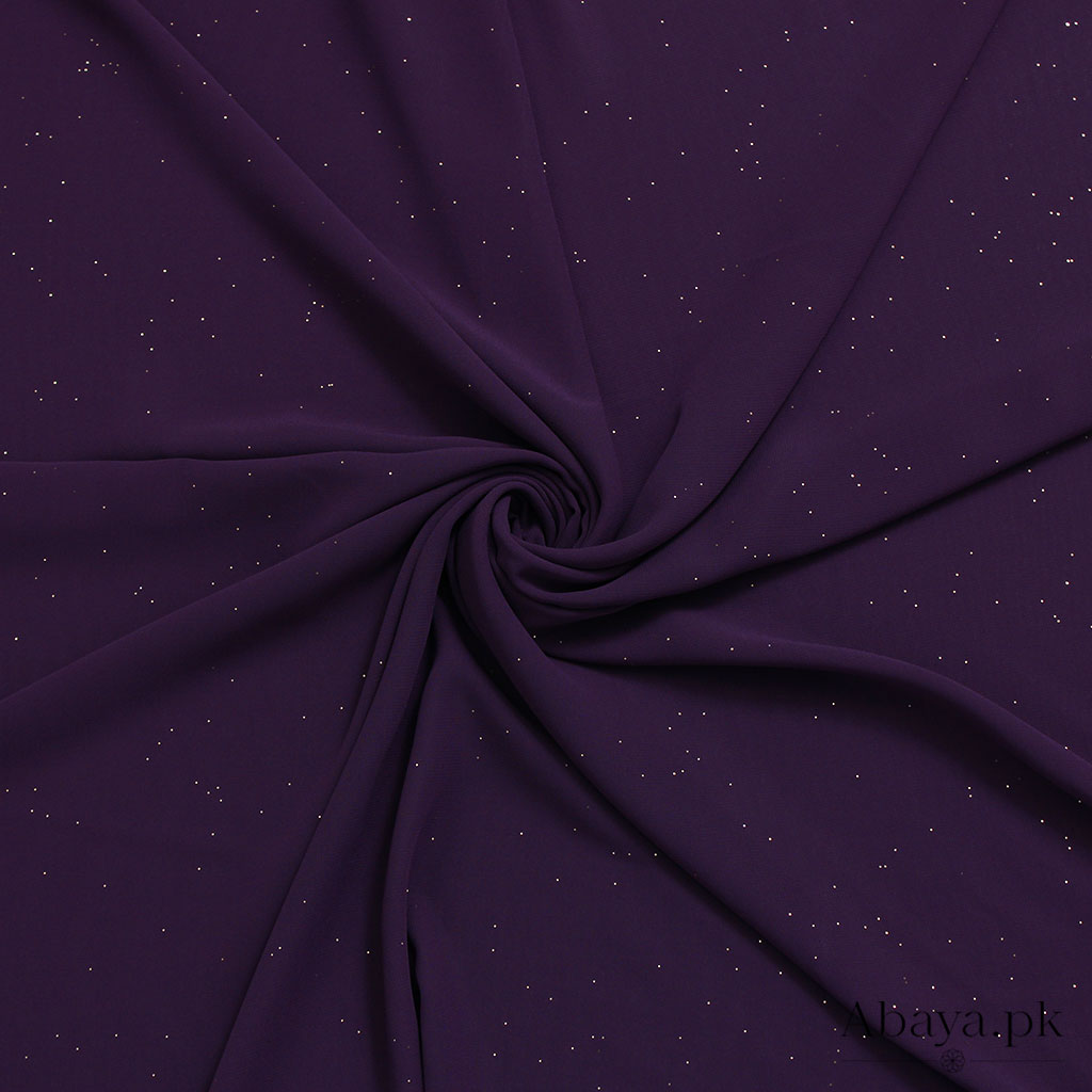Gleam Chiffon Hijab - Purple