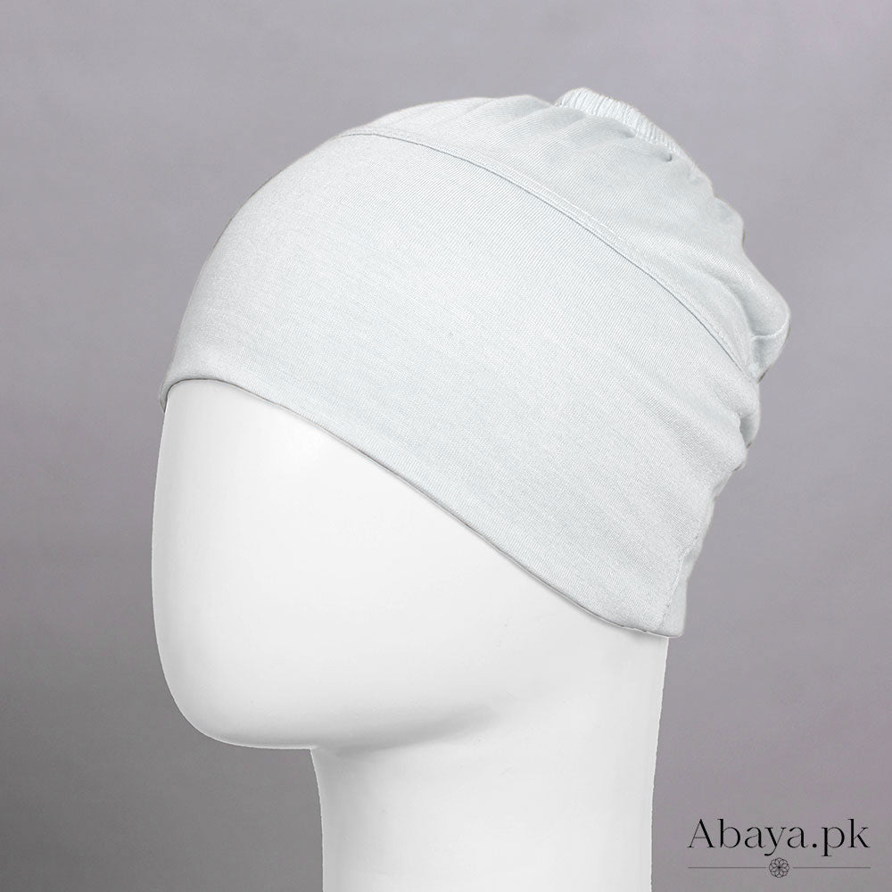 Elastic Hijab Cap White