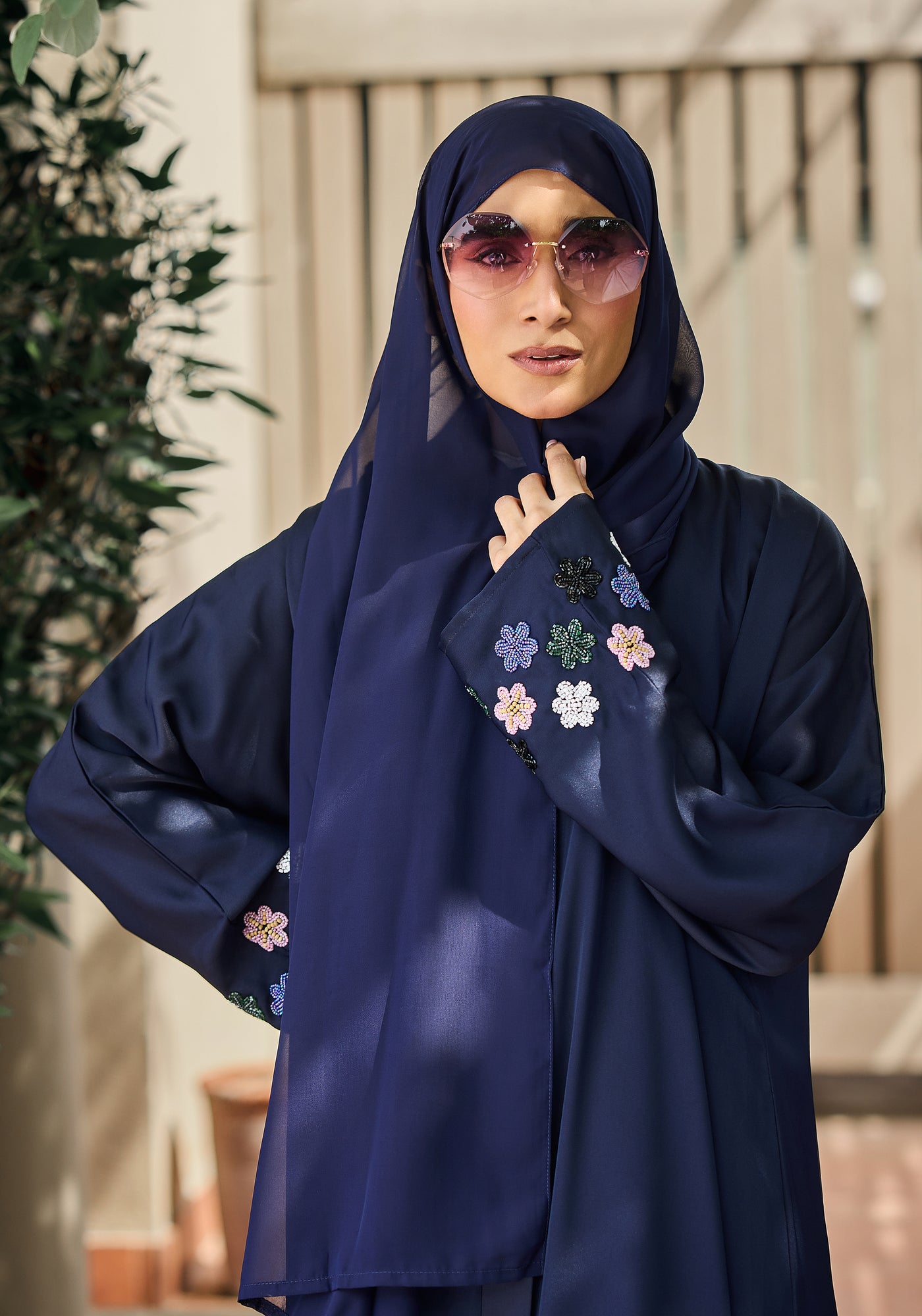 Blue Spring Abaya