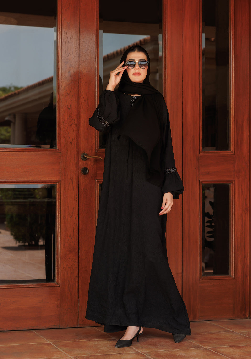 Moonlight Black Abaya