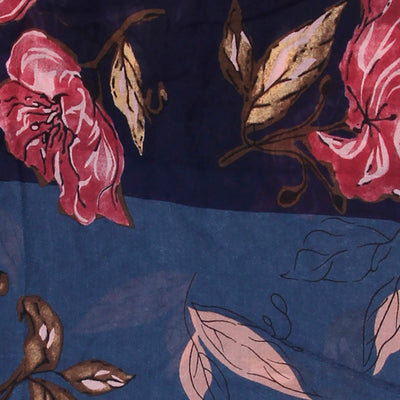 Khanifa Lawn Hijab-Navy Blue