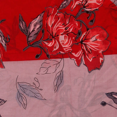 Khanifa Lawn Hijab-Red
