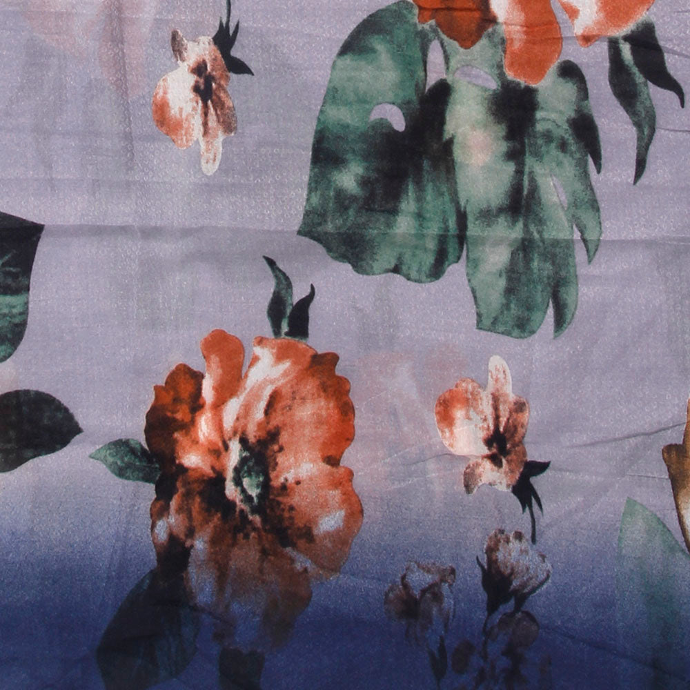 Khanifa Lawn Hijab-Blue