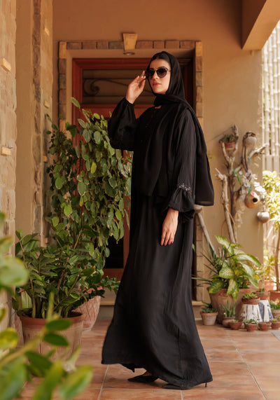 Moonlight Black Abaya