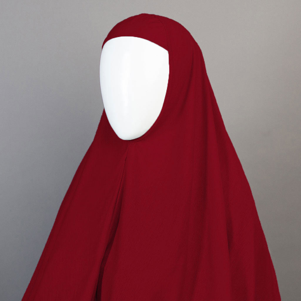 Red Makhna Hijab