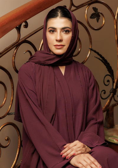 Plum CAFIFA STYLE ABAYA