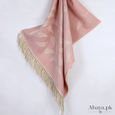 Leaf Cashmere Hijab - Tea Pink