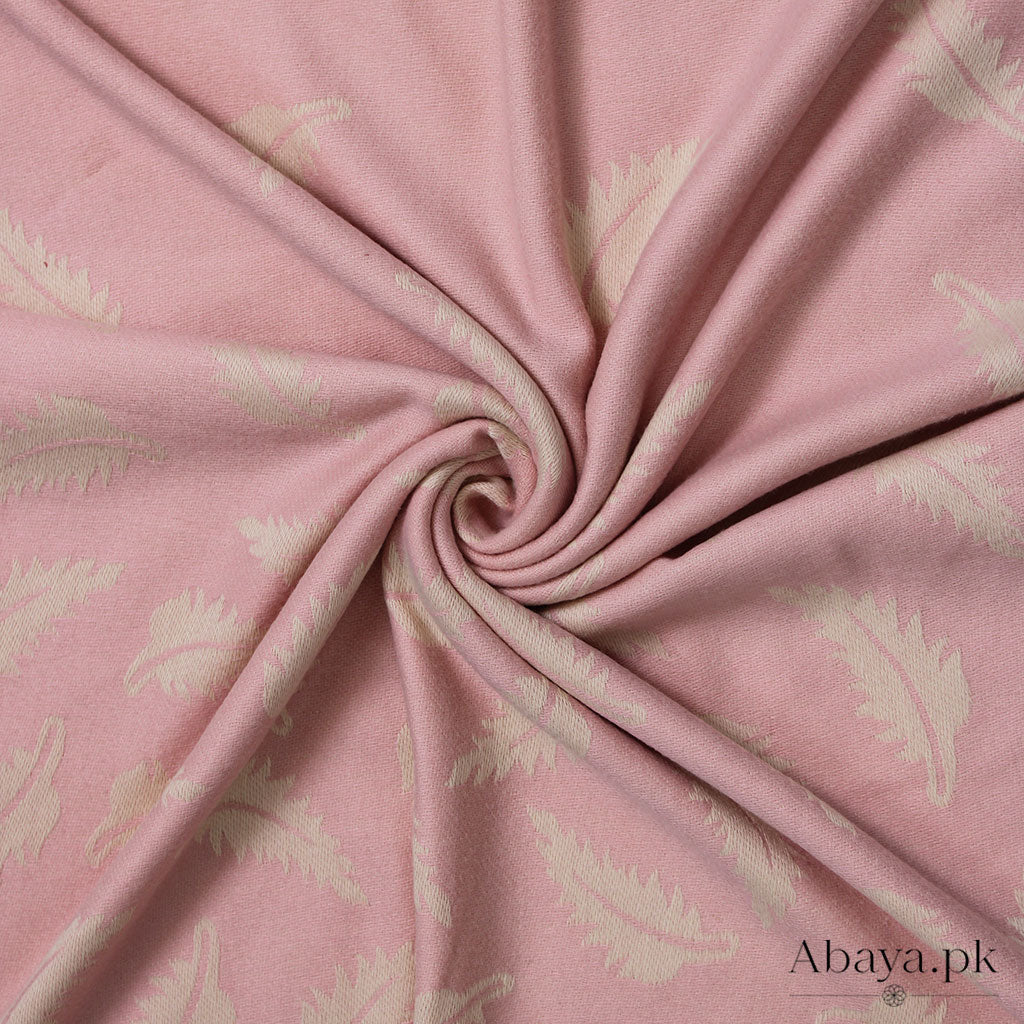 Leaf Cashmere Hijab - Tea Pink