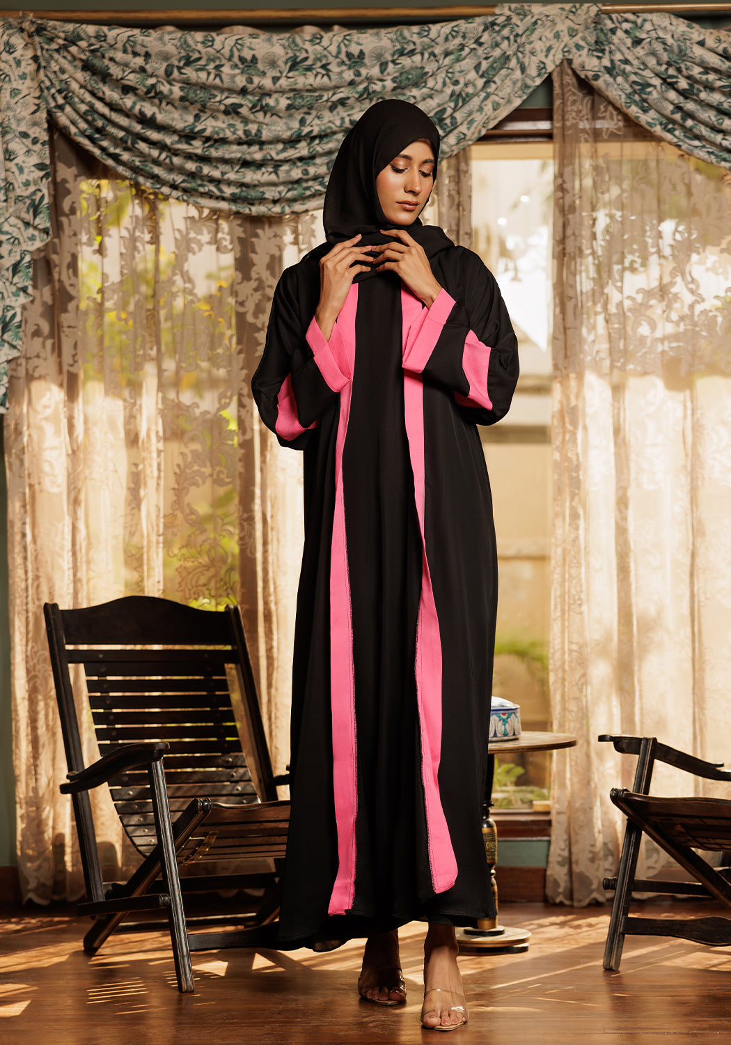 Alluring Fusion Abaya | Zoe