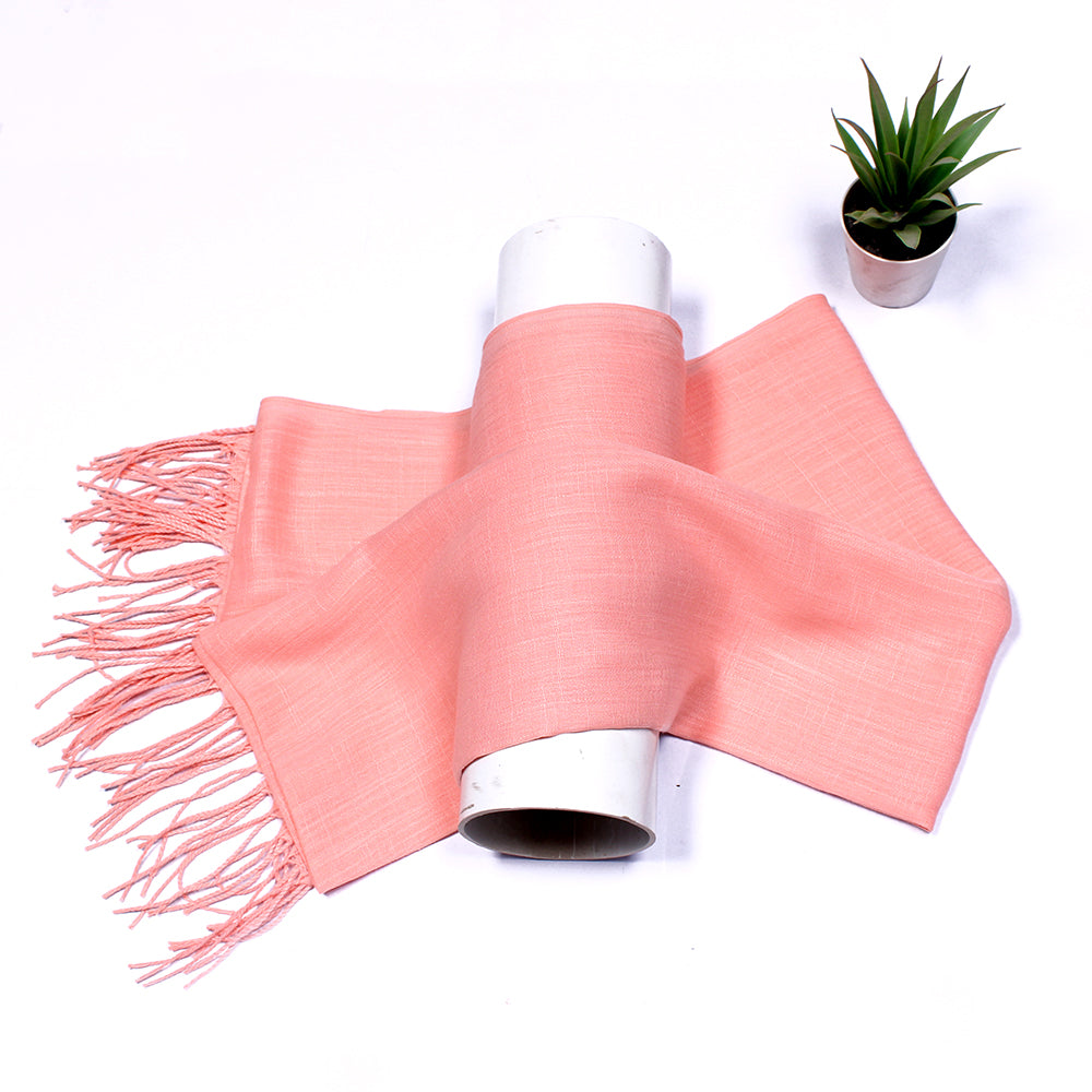 Cashmere Lawn Hijab-Peach
