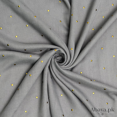 Gold Dotted - Grey