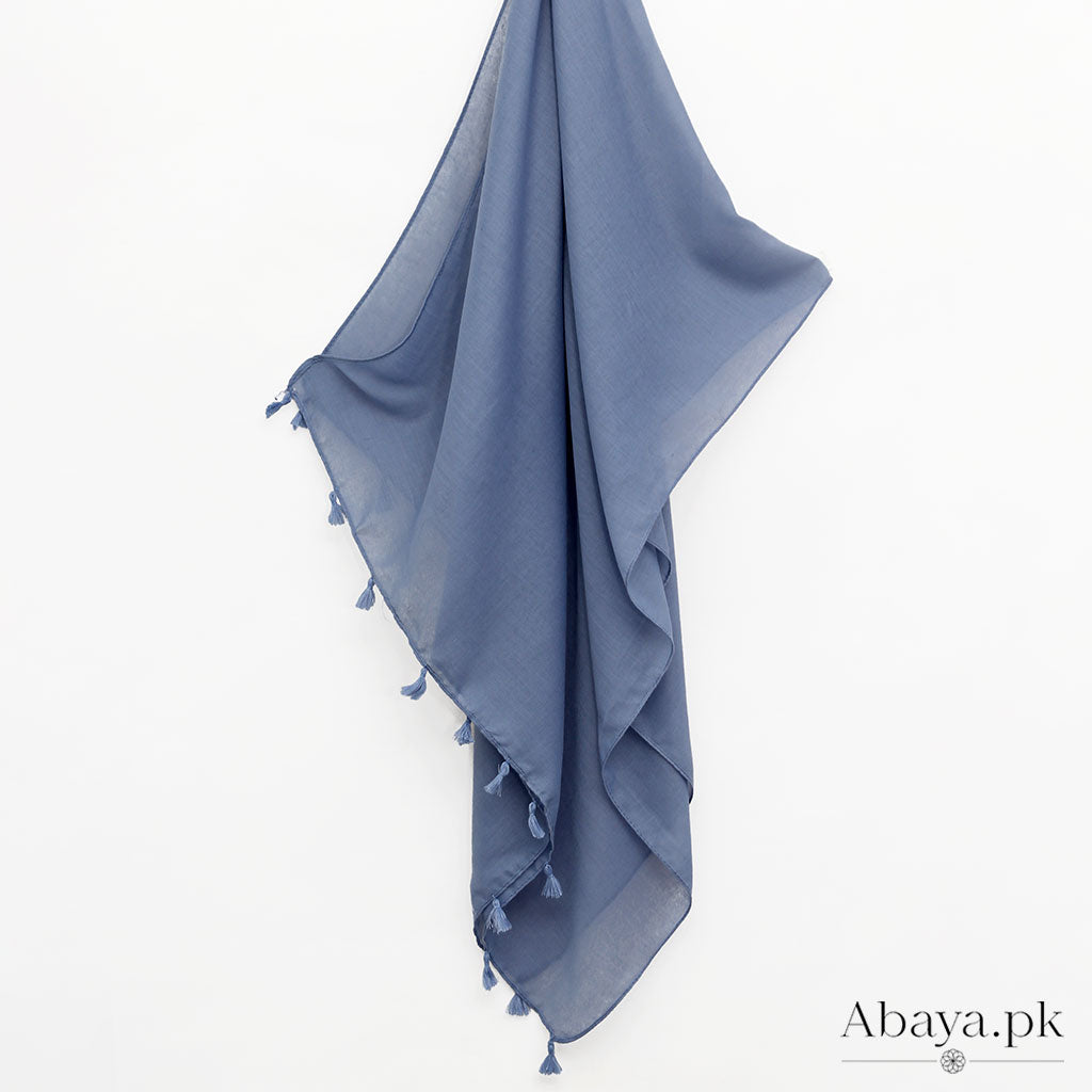 Cashmere Lawn Hijab - Blue