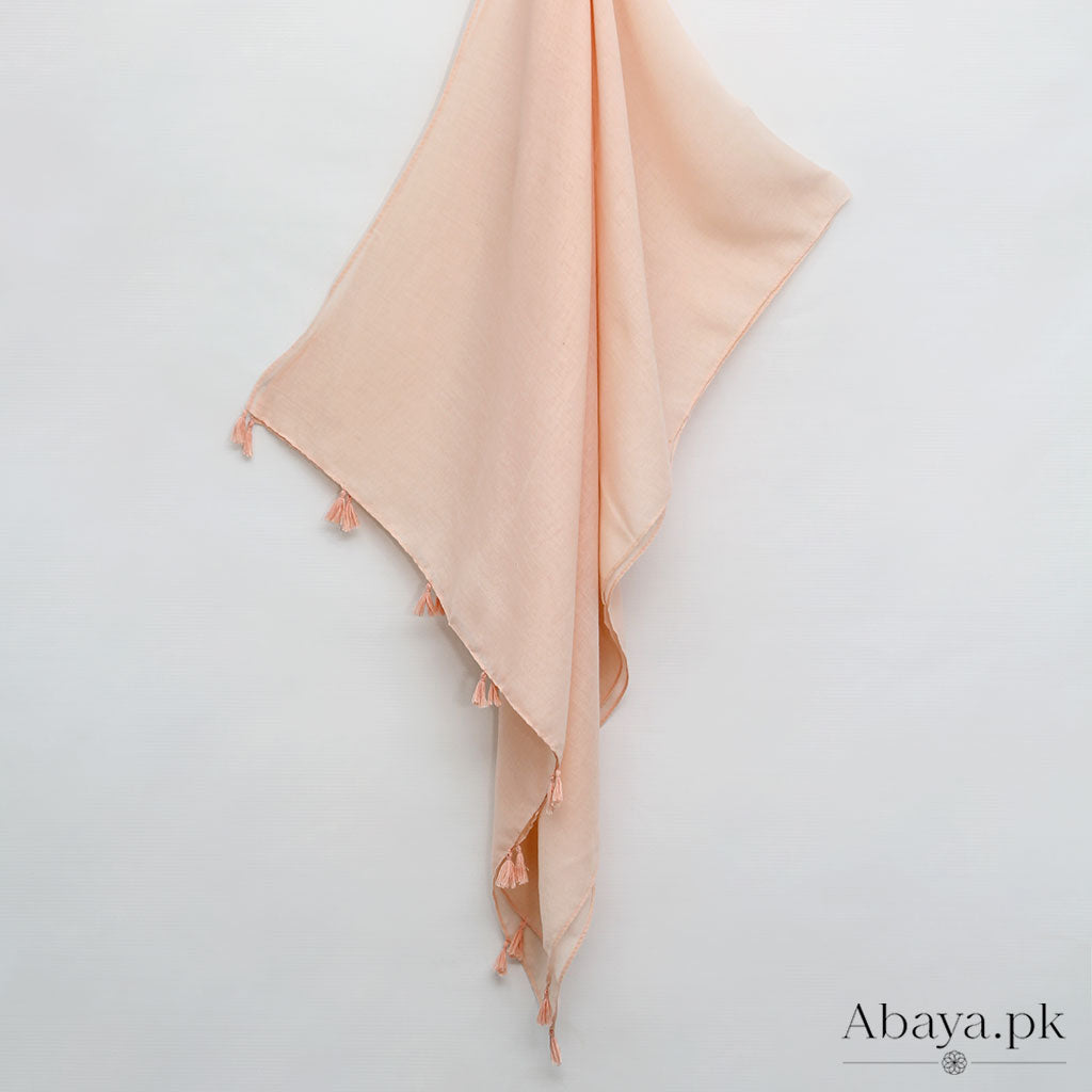 Cashmere Lawn Hijab - Peach