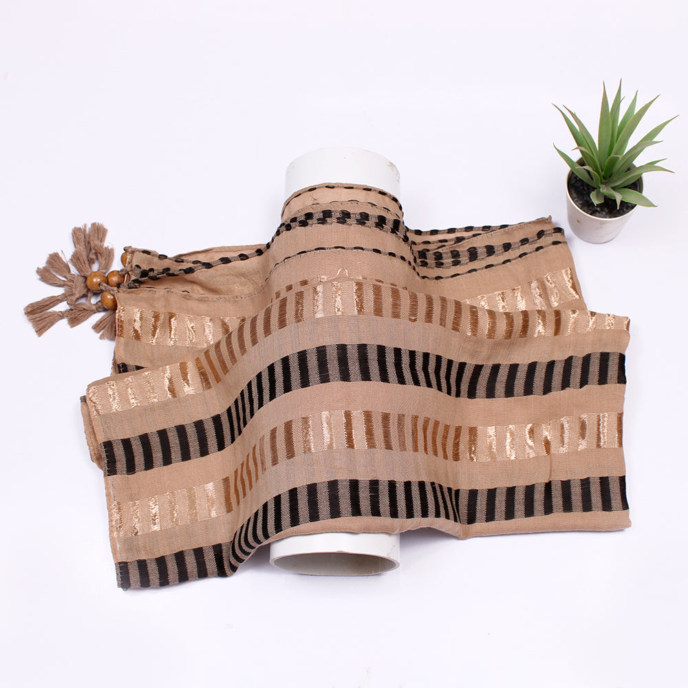 Woven Lawn Hijab-Fawn