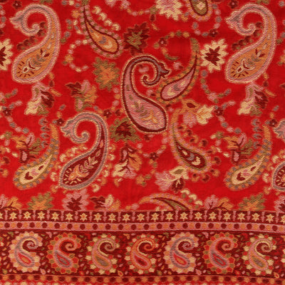 Embroidery-Cashmere-Red