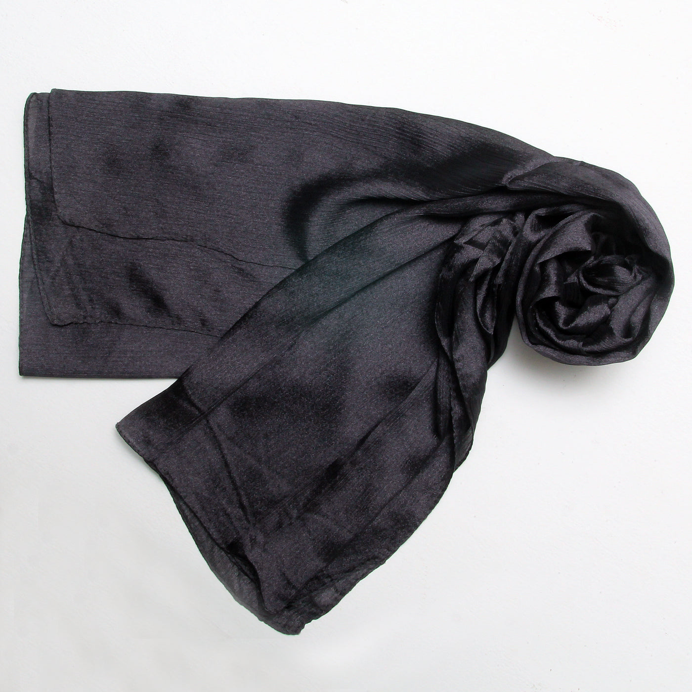 Banarsi Silk-Charcoal