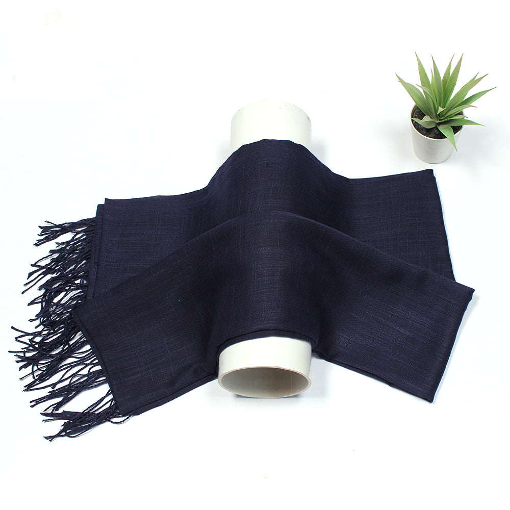 Cashmere Lawn Hijab-Navy Blue