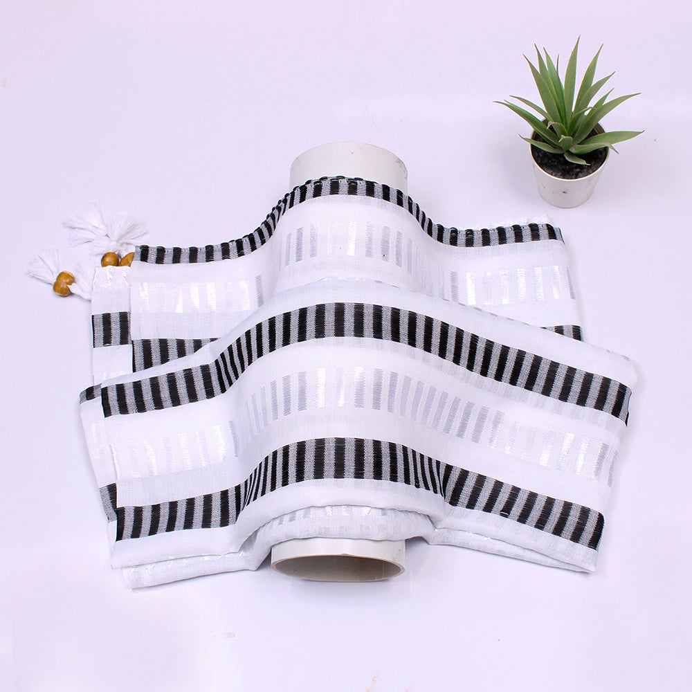 Woven Lawn Hijab-White