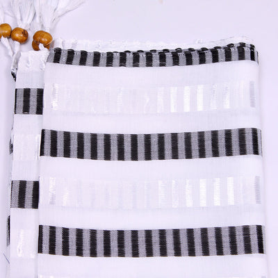 Woven Lawn Hijab-White