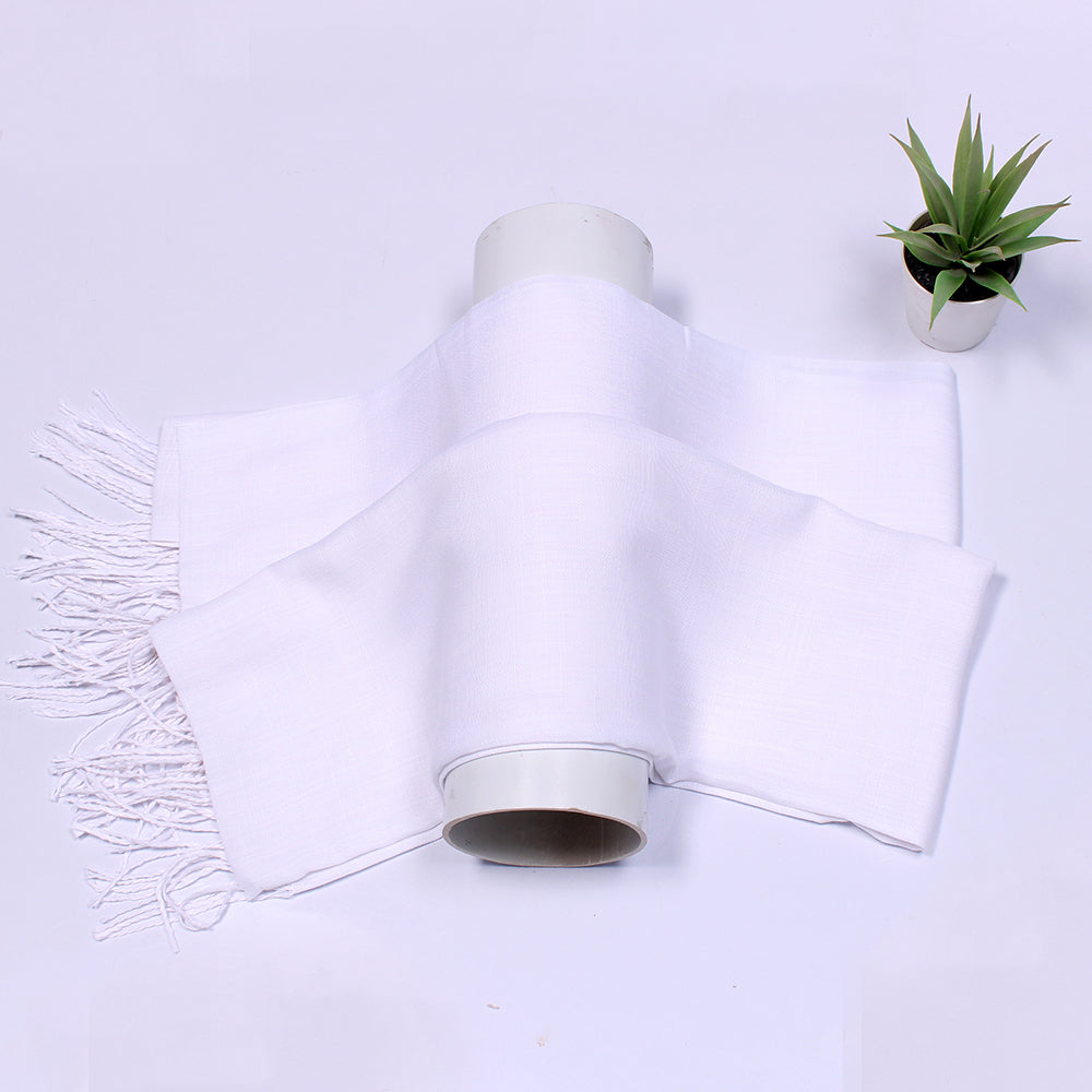 Cashmere Lawn Hijab-White