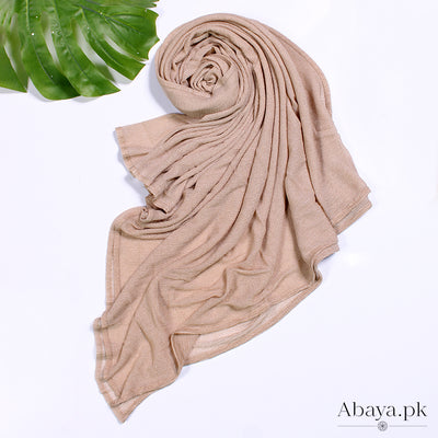 Jersey Hijab Beige