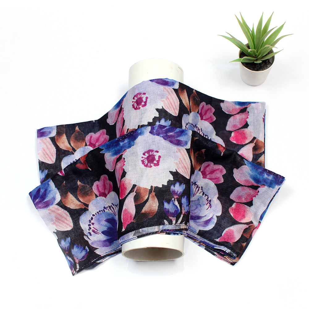 Tehsina Lawn Hijab-Black