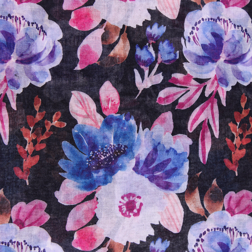 Tehsina Lawn Hijab-Black