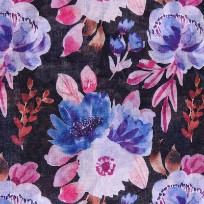 Tehsina Lawn Hijab-Black