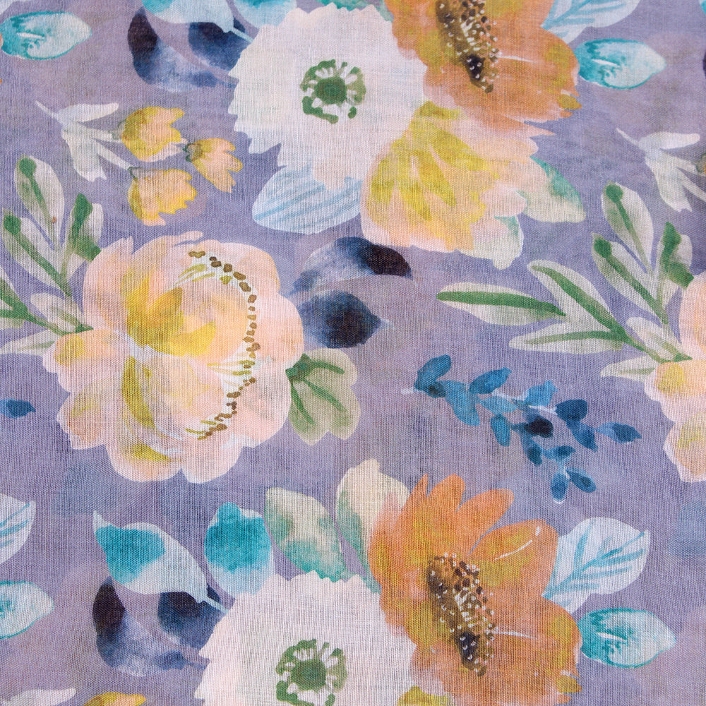 Tehsina Lawn Hijab-Blue
