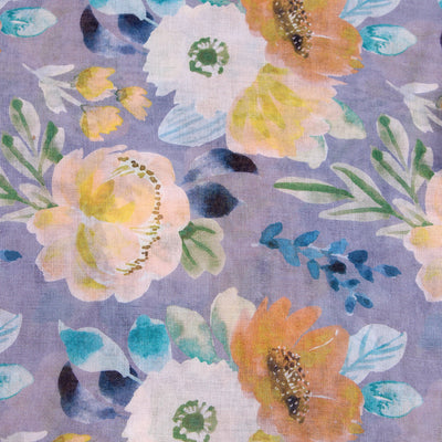 Tehsina Lawn Hijab-Blue