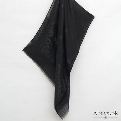 Blossom Black Hijab