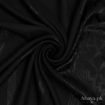 Blossom Black Hijab