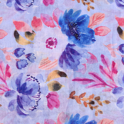 Tehsina Lawn Hijab-Dark Blue
