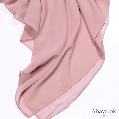 Plain Chiffon Dusty pink-24