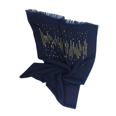 Trukish Square-Strip-Navy Blue