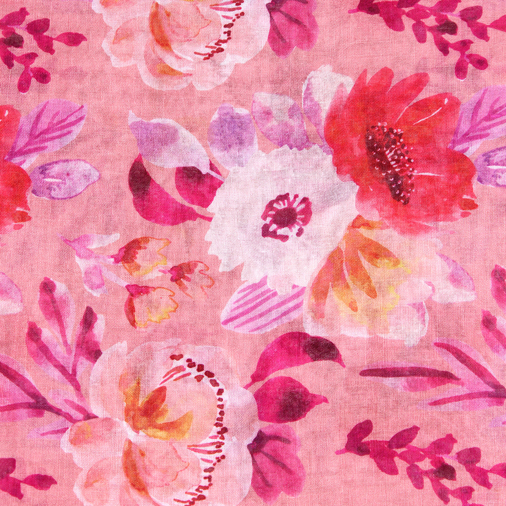 Tehsina Lawn Hijab-Peach