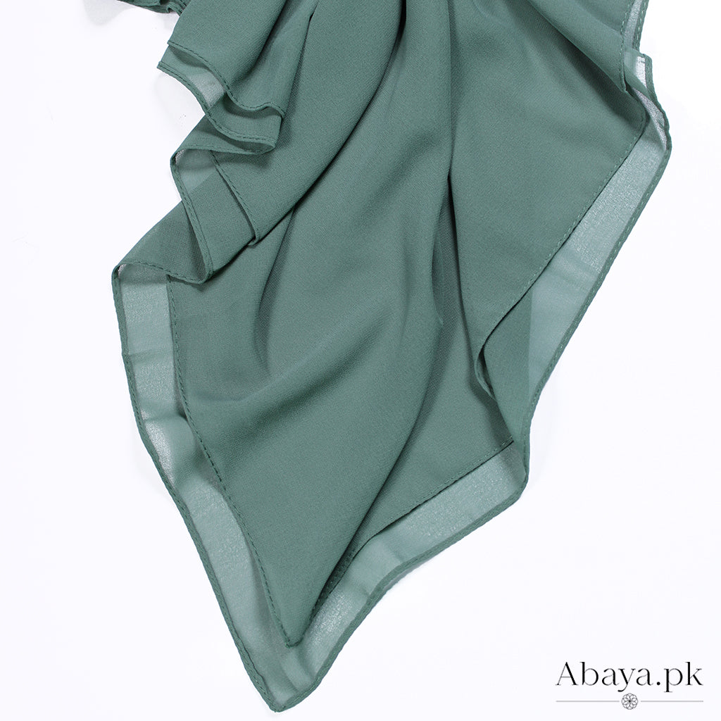 Plain Chiffon Pine Green-24