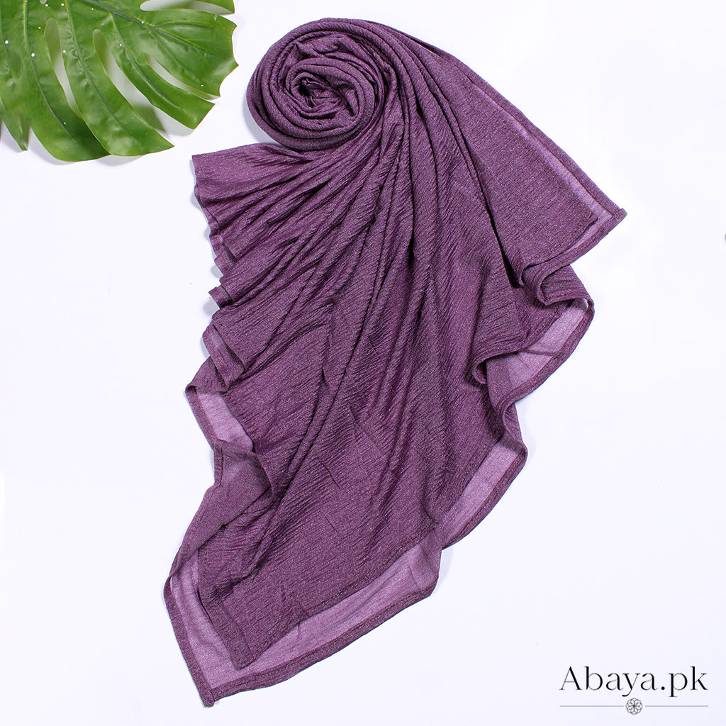 Jersey Hijab Purple