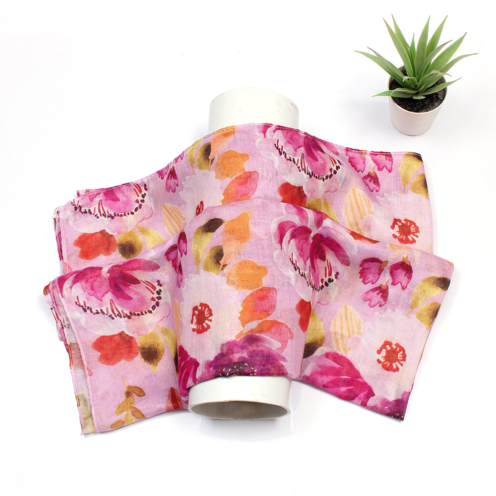 Tehsina Lawn Hijab-Purple