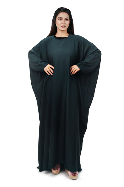 GREEN BUTTERFLY GOWN ABAYA