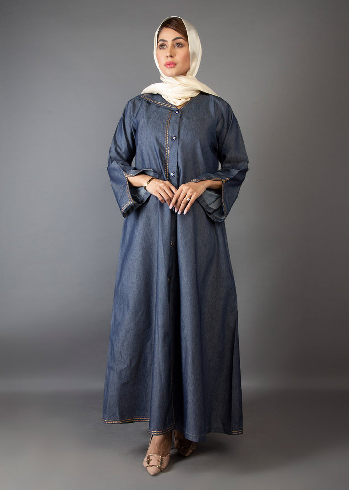 Denim Elegance Abaya Abaya.pk Denim Elegance Abaya Abaya.pk