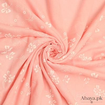 Embossed Rose Pink Hijab
