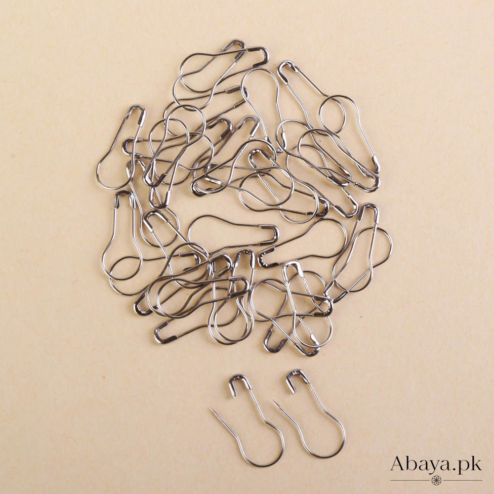 Spherical, Coil-less Hijab Pin- Silver