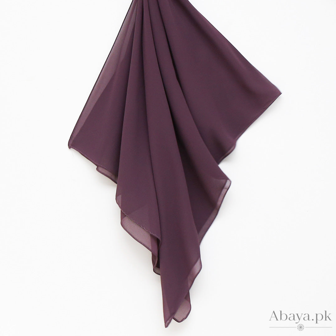 Georgette luxe – Dark purple